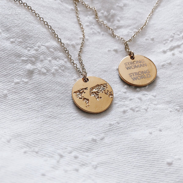Strong Women Strong World Necklace