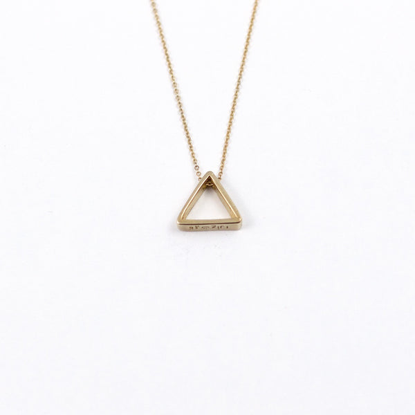 Sisterhood triangle necklace